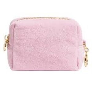 Stoney Clover Lane Pink Terrycloth Small Cosmetic Bag | NWT